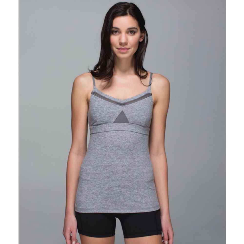 Lululemon Just Breathe Tank - Heathered Gray
